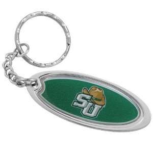  NCAA Stetson Hatters Domed Oval Keychain Sports 