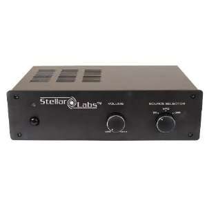  Stellar Labs Two Channel Compact Stereo Amplifier With Usb 
