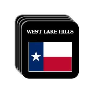  US State Flag   WEST LAKE HILLS, Texas (TX) Set of 4 Mini 