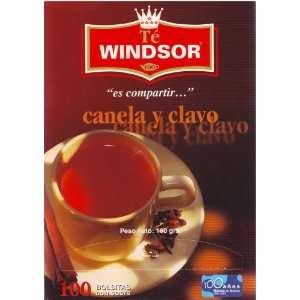 Windsor Organic Spicy Chai Tea, Clove & Cinnamon, 25Ct. Tea Bags 