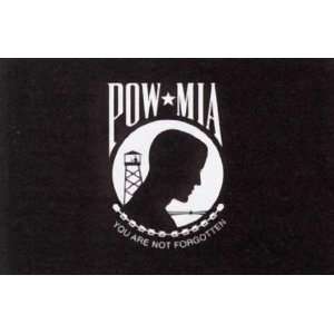  3 X 5 POW/MIA Flag with Pole Sleeve   Nylon Patio, Lawn 