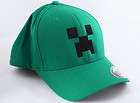 Minecraft Green Small/Medium Creeper Flexfit Hat *New*