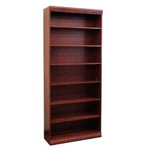    84 Traditional Edge Wood Veneer Bookcase HCA082: Office Products