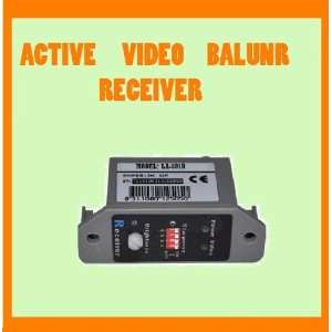   via utp cat5 single channel active video balun receive: Camera & Photo