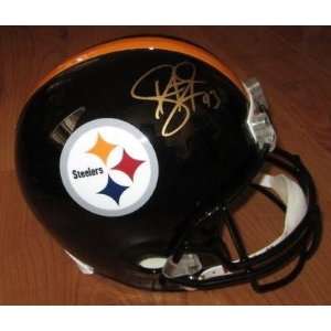  Troy Polamalu Signed Helmet   Replica   Autographed NFL 