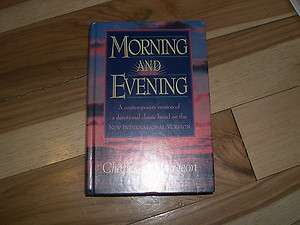 MORNING AND EVENING BY CHARLES SPURGEON B148  