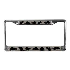  Lots Of Rats Rat License Plate Frame by  