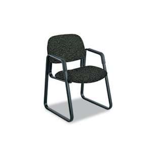  Cava Urth Collection Sled Base Guest Chair, Black: Home 