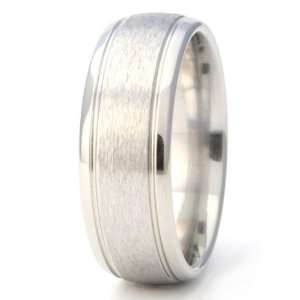  New 8mm Stainless Steel Mens Wedding Ring: Rumors Jewelry 