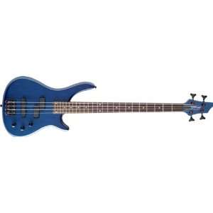 Stagg BC300 TB 4 String Fusion Electric Bass Guitar   Transparent Blue