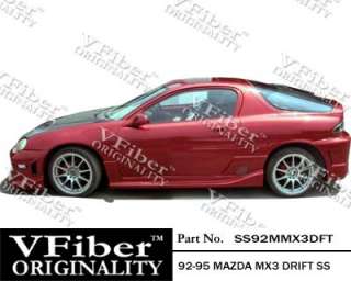 92 95 Mazda MX3 HB Drift Side Body Kit  