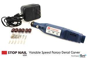  Nail   Electric Nail Art Drill w/ Variable Speed Rotary Detail Carver
