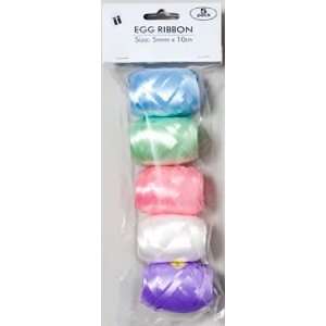  5pk Easter Egg Ribbon Pastel Colors: Arts, Crafts & Sewing