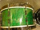 Pintech Green Sparkle 7 Piece Shell Pack   Works with Roland/Yamaha 