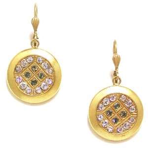  Catherine Popesco 14K Gold Plated Round Dangle Earrings 