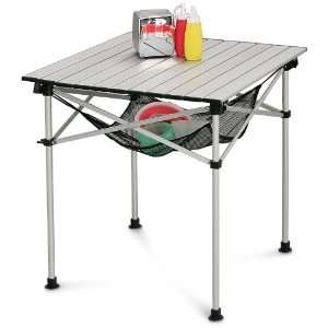  Guide Gear Square Aluminum Roll top Table Sports 