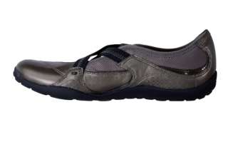 Privo by Clarks Womens P Sparkler Pewter Leather Slip On 34756  
