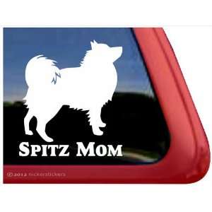  Spitz Mom ~ German Spitz Vinyl Window Auto Decal Sticker 