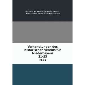   fÃ¼r Niederbayern Historischer Verein fÃ¼r Niederbayern  Books