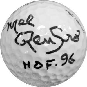  Mel Renfro HOF 96 Autographed/Hand Signed Golf Ball 