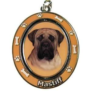  Mastiff Spinning Dog Keychain By E & S Pets