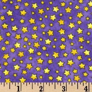   Twinkle Stars Periwinkle Fabric By The Yard Arts, Crafts & Sewing