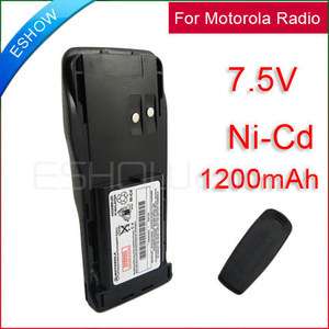 Radio Battery HNN9360 for Motorola CB Radop GP350 +Belt Clip 1200mAh 