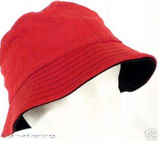 New NWT CEJON Sun Hat Red Bucket Crusher Initial E  