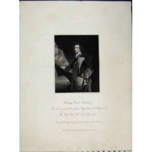  1829 Portrait George Lord Rodney Joshua Reynolds Print 