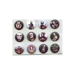  MARILYN MANSON Badge PINS Buttons Excellent Quality NEW 
