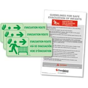  First Responder Evacuation Route Sign Kit 