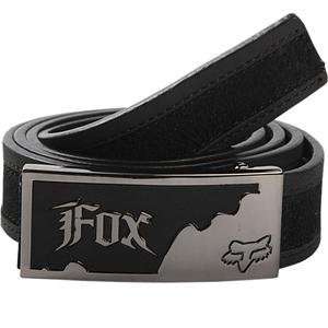  Fox Racing Oxford Leather Belt   40 42/Black: Automotive