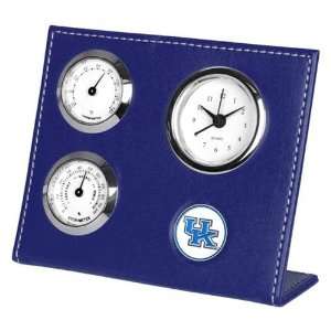  Kentucky Wildcats Royal Blue Weather Clock Sports 