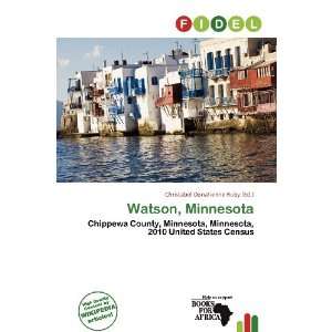   Watson, Minnesota (9786200586049) Christabel Donatienne Ruby Books