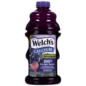 Welchs Calcium 100% Grape Juice 64 oz Grocery & Gourmet Food
