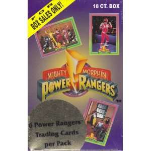  1996 Power Rangers Trading Cards Box