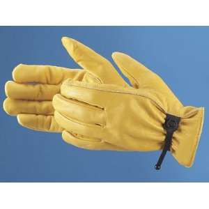  Deluxe Cowhide Leather Drivers Gloves, Medium: Home 
