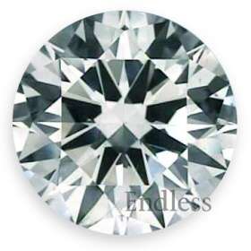 29 carat D/SI3 Round Certified Natural Diamond 18K White Gold 