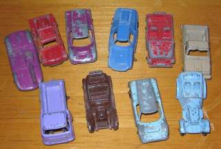 Lot of (10 different) Tootsie Toy cars and trucks lot in condition as 