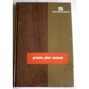 Private Pilot Manual: Jeppesen Sanderson:  Books
