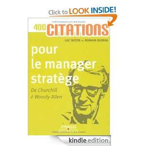 400 citations pour le manager stratège  De Churchill à Woody Allen 