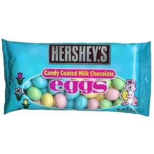 Hersheys Candy Coated Milk Chocolate Easter Eggs 11 oz. Bag:  
