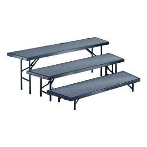  RTRP3P Tapered Standing Choral Risers Poly Deck Three 