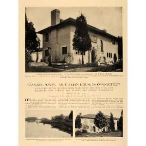  Italian House Henry Saylor   Original Print Article: Home & Kitchen