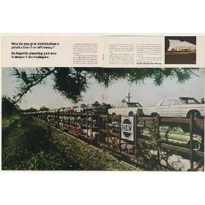  1966 Norfolk & Western Railway Automobile Carriers Print 