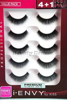 Kiss i ENVY Pro Value Pack Human Hair Eyelashes Juicy Volume 01 