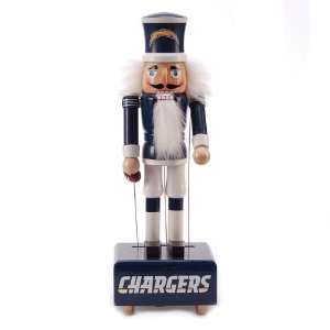   Diego Chargers Wind Up Musical Christmas Nutcracker