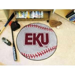   Kentucky EKU Colonels Baseball Shaped Area Rug Welcome/Door/Bath Mat