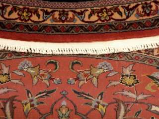   Very Fine Handmade Carpet Wool & Silk Round Tabriz Oriental Rug  