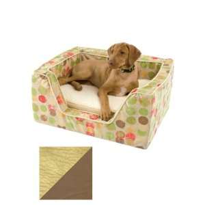   Luxury Square Pet Bed, X Large, Suki Buckwheat/Coffee